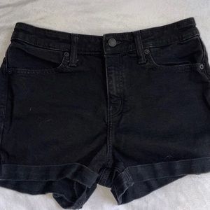 Low rise black jeans